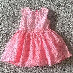 Crewcuts | Pink Heart Pattern Dress
